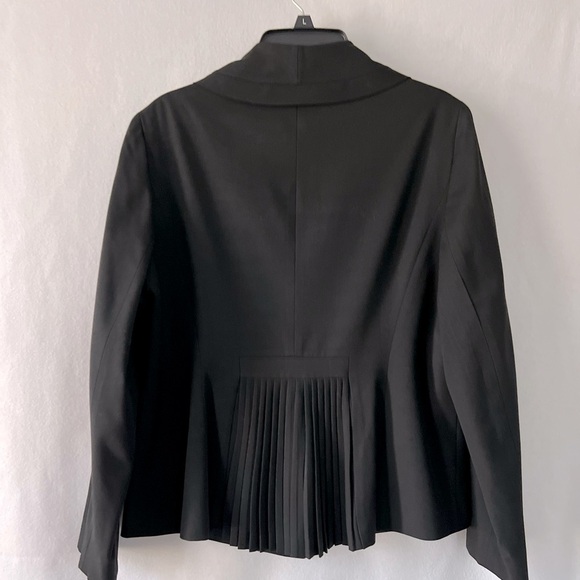 Nine West Size 14W Black Dress Jacket with Shoulder Pads - Picture 10 of 14